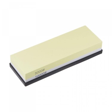 uxcell Sharpening Stones 5000/10000 Grit 2 Side Combination Whetstone Knife Sharpener Stone 180x60x29mm