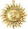 LUXCKY Surya Bhagwan   Wall Hanging Lord Sun Idol Suraj Murti Statue for Wall Room D&Atilde;&copy;cor   Best for Housewarming Vaastu Fengshui Good Luck   Decorative Showpiece Gold Finish Work (Big)