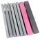 LWCUSNJ 8pcs Abrasive Sharpening Stone Set,Multishape Abrasive File Set with 2pcs Fine Whetstone for Sharpener, Chisels, Scissors and Carving Tools