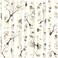 HAOKHOME Peel and Stick Forest Wallpaper Birch Tree Mural White/Beige/Grey Removable for Room Decorations 17.7in x 118in