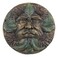 Ebros Bronzed Blooming Floral Foliage Celtic Greenman Wall Decor Tree Spirit Pan Small Round Hanging Plaque As Home Decorative Sculpture Housewarming Idea (Summer Season Sunflowers)