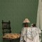 Dimoon 78.7&quot;x16.1&quot; Delicate Wallpaper Green Peel and Stick Removable Contact Paper Thicken Waterproof Retro Dark Green Self Adhesive Floral Wallpaper for Bedroom Shelf Liner Decal Vinyl Roll