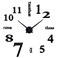 3D DIY Large Wall Clocks for Living Room Decor, Wall Clock Stickers Frameless Mirror Surface Wall Sticker Home Decor Silent Modern Wall Clocks for Bedroom Kitchen Office School Wall Decoration (Black)