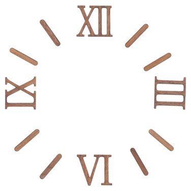 VILLCASE Clock Numerals Kit, Clock Replacement Numbers, DIY Digital Clock Numbers Wall Clock Numerals for Design Replacement Repairing Clock Accessories for Home Art Decor