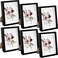 6 Pack 5 x 7in Shadow Box Picture Frame 3D Frames Shadow Box 1.2 Inch Interior Depth Shadow Boxes Display Cases for Memorabilia, Pictures, Flowers, Medals, Tickets,Black