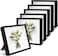 6 Pack Shadow Box Picture Frame,Wood Square Shadow Boxes Display Cases,1.2 Inch Interior Depth 3D Frames Shadow Box for Pictures, Flowers, Medals, Memorabilia,Tickets(8 x 8 Inch)