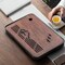 14 Inch Bamboo Tea Tray, Detachable Chinese Kongfu Tea Tray, Easy to Clean Chinese Tea Serving Tray, Tea Ceremony Set with Water Storage, Japanese Tea Set, Tea Box, Gift Set for Home Office