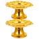 2pcs offering Buddha Fruit Plate Cupcake Display Stand Snack Serving Platter Altar offering Plate Fruit Serving Tray Dessert Altar offering Tray Cake Tray pp Fruit Tray Lotus