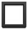 6x6 Shadow Box Gallery Wood Frames - Black DEEP Shadowbox Frame with a Display Depth of 3/4" - Shadowbox Frame Includes Shatter Proof UV Acrylic Front, Acid Free Interior, and Hanging Hardware