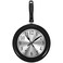 iplusmile Kitchen Wall Clock 10 inch - Creative Frying Pan Shape Clock Home Wall Decor - Mute Wall Hanging Decor for Living Room Bedroom Bar Restaurant