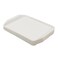 Eagrye 6-Pack Fast Food Serving Trays, Rectangle Plastic Cafeteria Trays 16.9" x 12", White