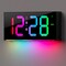 Zgrmbo Digital Wall Clock with Remote, A RGB Clock with Beautiful Color Changing, Super Clear Digital Clock with 3.5&quot; Huge Digits, A Wall Clock with Night Light, Idea for Living Room, Office Decor