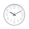 jomparis Black Wall Clock Large 13.5 Inch Silent Non Ticking Battery Operated Quartz Decorative Round Wall Clock for Classroom Living Room,Office,School