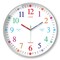 wigmoa Telling Time Clock - NonTicking Cute Wall Watch Clock - Silent Analog Clock for Room- BA-3 (E Type, 10 Inch)