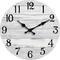 KECYET Wall Clock Battery Operated 10 Inch Gray Silent Non Ticking Country Rustic Design Vintage Retro Decorative for Bathroom Kitchen Living Room Bedroom