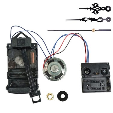 Eforcase Music Box Movement Musical Mechanism DIY 12888 Quartz Clock Movement Repair Parts Replacement for DIY Music Boxes Quartz Wall Clock Movement Mechanism Repair Parts Replacement Kit