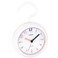 OSTAR Waterproof Bathroom Shower Clock, Analog Quartz Clock Hanging Stand Dual Purpose, One AA Battery Operated 4.72 inch Round Size