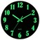 JoFomp Modern Night Light Wall Clock, 10 Inch Silent Non-Ticking Quartz Wall Clocks, Glow in The Dark Battery Operated Decorative Wall Clock for Bedroom, Kitchen, Living Room&iuml;&frac14;&circ;10 inch&iuml;&frac14;&permil;
