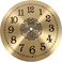 Veemoon Wall Clock Face Dial, DIY Round Clock Dial Digital Clock Dial Replacement Quartz Clock Movement Hanging Clock Dial Accessories