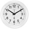 OCEST Sealed Indoor Outdoor Waterproof Wall Clock, 12 Inch Large Waterproof Wall Clocks, Silent Non-Ticking Battery Operated Decor for Bathroom, Patio, Pool, Porch, Garden&iuml;&frac14;&circ;White&iuml;&frac14;&permil;