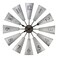 CLXEAST 30 Inch Large Farmhouse DIY Windmill Decor Wall Clock, Adjustable Size 24"/26"/28"/30"/32", 24 Inch Wall Clock for Living Room Decor,Wall Art Decor, Galvanized Plastic