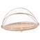 TOVINANNA 1pc Net Cover Bamboo Basket Food Storage Basket Dessert Dome Lids Food Tent Dustpan Basket Woven Bamboo Basket Tray Fruit Tent Basket Bamboo Sieve Food Tray Mesh Product Rectangle