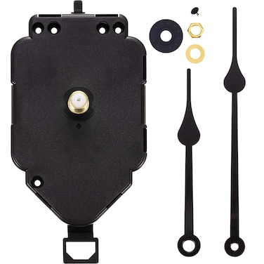 Hicarer Pendulum Clock Movement Replacement Long Shaft Pendulum Quartz Clock Movement Mechanism (Shaft Length 4/5 Inch/ 20 mm)