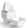 Meideal Porcelain Small Serving Bowls Set of 6, 13 Oz Square Cereal Bowls, 4.6" White Ceramic Dessert Bowls for Salad, Dip, Soup, Snack, Fruits, Small Portions, Dishwasher &amp; Microwave Safe