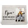 MAQIKA Opa Du Bist Der Beste Picture Photos Frames, Deutsch Grandpa Picture Frames, Best Grandpa Gift for Father Day from Grandkids, Deutsch Grandfather Grandpa Wood Photo Picture Frame for 4x6 Photos
