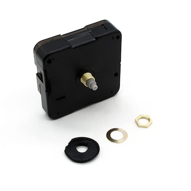 Suiwotin 1pc Clock Mechanism Replacement, 13mm/0.51 Inch Shaft Length Wall Clock Mechanism, Quartz Clock Movement, DIY Silent Movement Mechanism Replacement (Thread: 0.25"/6.4mm)