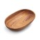 Sur La Table Acacia Oval Serving Bowl, Brown