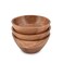 NIRMAN Bowl Set Acacia Wood for Kitchen Bowls for Entertaining Small Snack Bowls Set Kitchen Counter, Candy Bowl Bowls, Wooden Bowls for D&Atilde;&copy;cor (6" x 6" X 2.75"), (Set of 3)