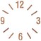 Gadpiparty 1 Set of Digital Wall Clocks Clock Numerals Kit Number DIY Digital Clock Numbers for Replacement Repairing Parts Pointer Component Accessories (9 Number)