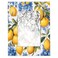 Funky Qiu 4x6 Picture Frame Lemon Flower Pattern Photo Frame for Wall and Tabletop Display Wooden Photo Picture Frame Home Decor