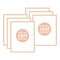 ATOBART 11x14 OAK Natural Wood Photo Frame,Picture Frames with mat 8x10 or 2 mat 5x7,Plexi Glass front Wall Hanging Gallery for Wall and Tabletop Display,set of 6