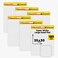 Post-it Super Sticky Easel Pad 25 x 30 Inches 30 Sheets/Pad 6 Pads (561WL VAD 6PK) Large White Lined Premium Self Stick Flip Chart Paper