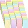 Seajan 48 Pcs Lined Sticky Notes 4 x 6 Self Stick Note Pads 6 Bright Colors Pastel Ruled Colorful Strong Sticky Memo Pads Its Strong Adhesive for School Home Office Supplies 50 Sheets Pad