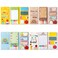 Xqumoi 4 Pack Teacher Themed Sticky Notes Set - Apple Boho Rainbow Shape Self-Stick Note Pads Teacher Appreciation Gift Writing Memo Pads Page Marker Back to School Office Supplies, Each 550 Sheets