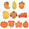 10 Pads 300 Sheets Thanksgiving Sticky Notes Fall Sticky Notes Maple Leaves Shaped Sticky Notes Pumpkin Turkey Aesthetic Sticky Notes Self Stick Note Pads for Office Supplies