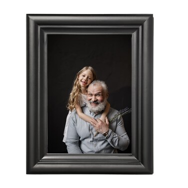 MOMLKFDAY Black 8x10 Picture Frames &acirc;&euro;&ldquo; Solid Wood with High Definition Glass, Perfect for Tabletop or Wall Hanging &acirc;&euro;&ldquo; Ideal for Dad, Grandpa, Father's Gifts