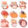 36 Pack Cute Notepads,Fall Pumpkin Sticky Notes 720 Sheets Animal Fox Bear Hedgehog Harvest Shape Self-Stick Notes Pads Autumn Gift Writing Memo Pads Page Marker School Classroom Office Home Supplies