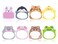 24 Pads Cute Animal Shaped Sticky Notes 8 Cute Patterns 3 Pads of Each Kawaii Self-Sticky Notes Memo Pad for School Office Home Kids Students Roommates Tab Gifts