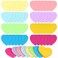 Teling 48 Pcs Heart Sticky Notes, 2160 Sheets Heart Shaped Sticky Notepads, 3 x 3 Cute Self Sticky Notepads Colorful Power Heart Note for Valentine's Day Office School and Home Reminders, 8 Color