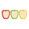 Apple Shaped Sticky Note Pad Assortment / 2 7/8&acirc;&euro; x 3 1/4&acirc;&euro; Modern Sticky Notes/Set of Three Teacher Appreciation Sticky Note Pad Designs/Made in USA