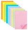 HQCME 9 Pack Lined Sticky Notes 4X6 in Post, 9 Pastel Colors Large Ruled Post Sticky Colorful Super Sticking Power Memo Pads Strong Adhesive, Sticky Notes with Lines Office, Home, 35 Sheets/pad