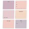 Feminine Reminder Fill in Sticky Note Pads / 4" x 3" Pink Purple Sticky Notes/Set of 6 Pads / 50 Sheets Per Pad/Trendy Gift Idea/Made in The USA