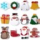 36 Pcs Christmas Notepad Set Christmas Characters Sticky Notes Christmas Memo Pad Notes Winter Holiday Theme Self Sticky Notes for Kids Study to Do List Present Study Work Decoration Xmas Party Favors