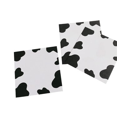 300 Pcs Cow Print Memo Notes Non Sticky Notes Post Memo Pad Blank Memo Notes Mini Paper Reminders Cute Paper Memo for School Office Home
