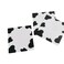 300 Pcs Cow Print Memo Notes Non Sticky Notes Post Memo Pad Blank Memo Notes Mini Paper Reminders Cute Paper Memo for School Office Home