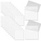 1100 Sheets Transparent Sticky 2x2 Inch Notes, Mini Translucent Self-Adhesive Clear See Through Sticky Post Memo Reminder Note for Office Woman School Classroom Student Supplies Tabs 22 Pads White